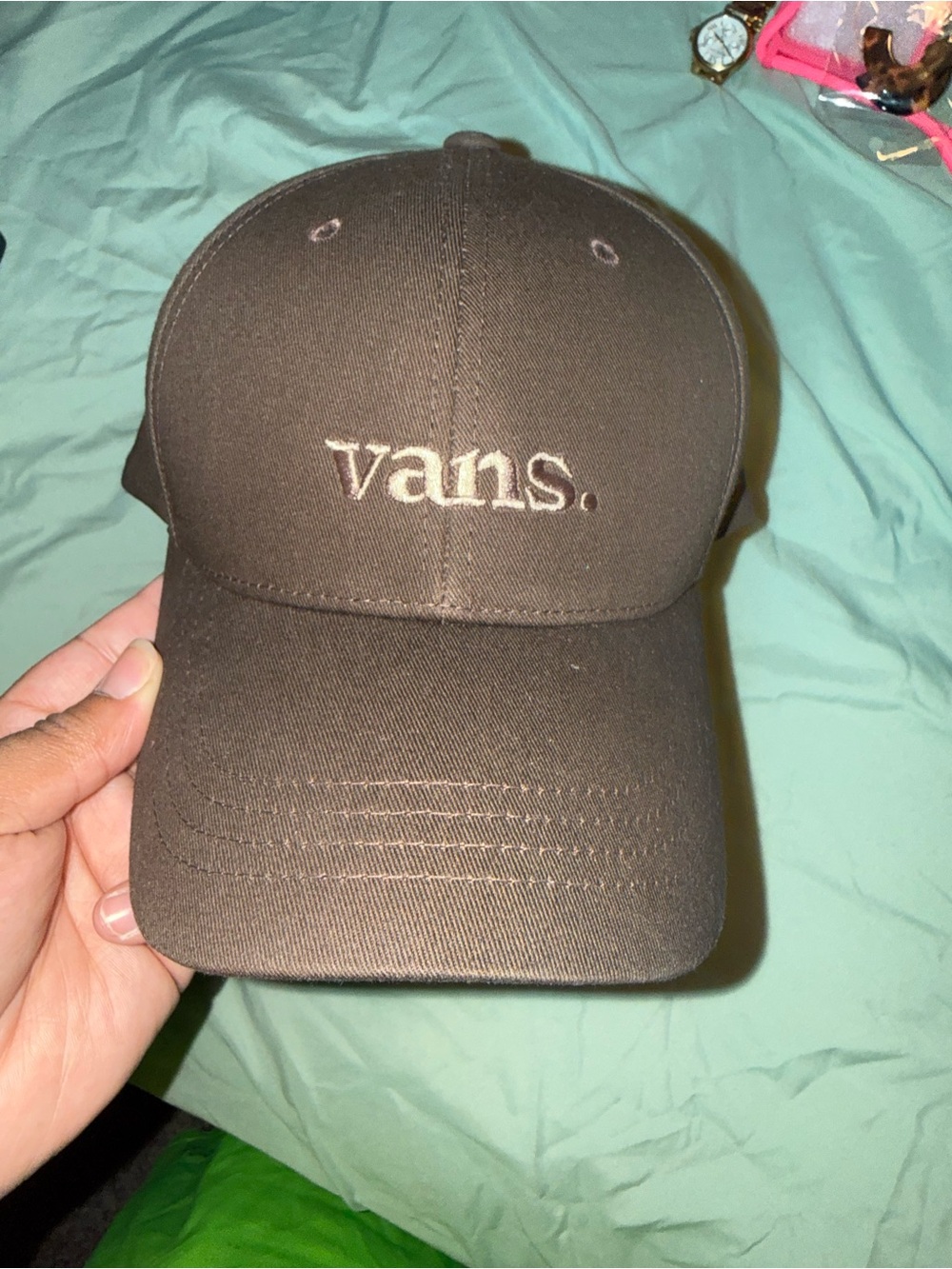 Vans Brown Logo Baseball Cap